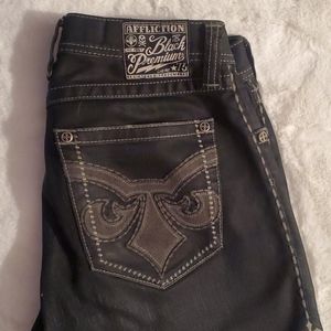 Affliction jeans used nwt